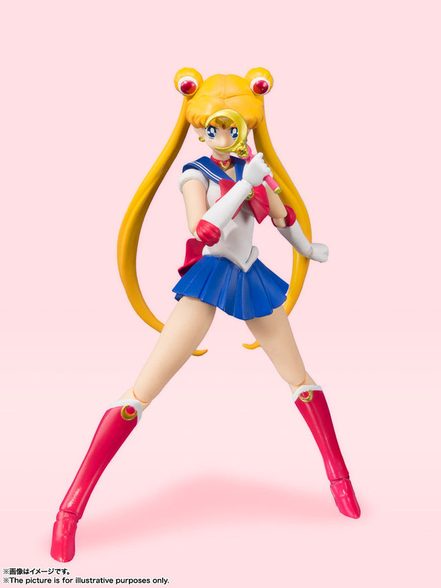 Bishoujo Senshi Sailor Moon - Luna - Sailor Moon - S.H.Figuarts - Animation Color Edition - 2023 Re-release (Bandai Spirits), Franchise: Bishoujo Senshi Sailor Moon, Brand: Bandai Spirits, Release Date: 30. Nov 2023, Type: Action, Dimensions: H=140mm (5.46in), Store Name: Nippon Figures