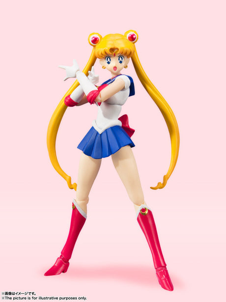 Bishoujo Senshi Sailor Moon - Luna - Sailor Moon - S.H.Figuarts - Animation Color Edition - 2023 Re-release (Bandai Spirits), Franchise: Bishoujo Senshi Sailor Moon, Brand: Bandai Spirits, Release Date: 30. Nov 2023, Type: Action, Dimensions: H=140mm (5.46in), Store Name: Nippon Figures