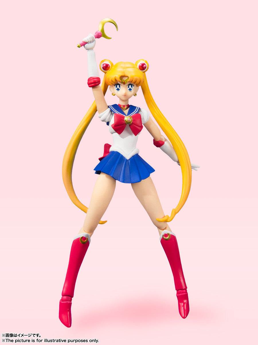 Bishoujo Senshi Sailor Moon - Luna - Sailor Moon - S.H.Figuarts - Animation Color Edition - 2023 Re-release (Bandai Spirits), Franchise: Bishoujo Senshi Sailor Moon, Brand: Bandai Spirits, Release Date: 30. Nov 2023, Type: Action, Dimensions: H=140mm (5.46in), Store Name: Nippon Figures