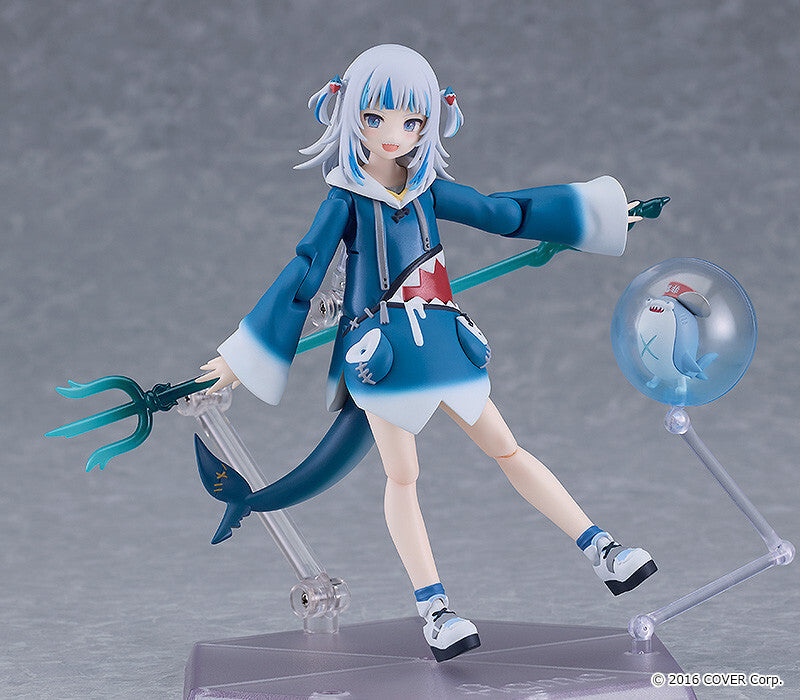 Hololive - Bloop - Gawr Gura - Figma #618, Franchise: Hololive, Brand: Max Factory, Release Date: 31. Aug 2024, Type: Figma, Dimensions: H=135mm (5.27in), Nippon Figures