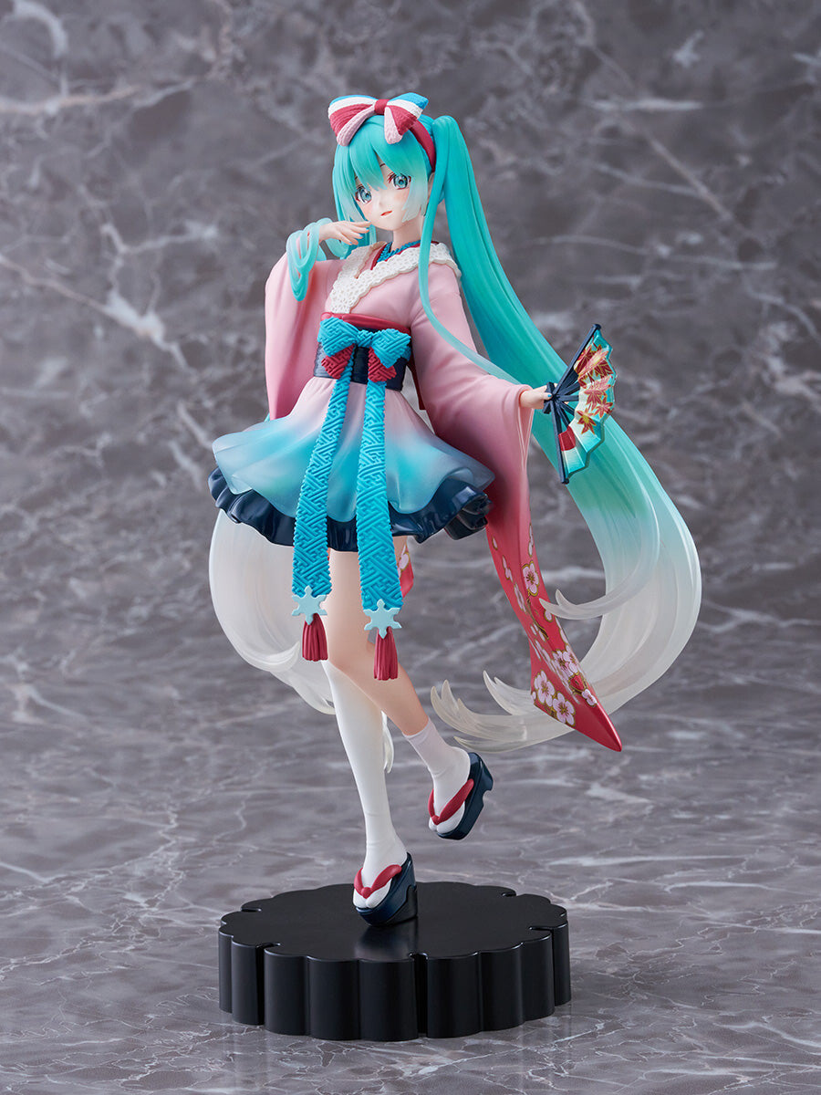 Vocaloid - Hatsune Miku - Tenitol - Tenitol Neo Tokyo Series - Kimono (FuRyu), Release Date: 30. Sep 2024, Dimensions: H=225mm (8.78in), Nippon Figures