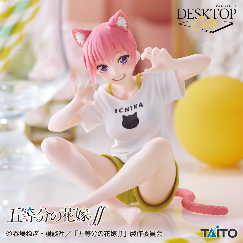 The Quintessential Quintuplets - Nakano Ichika - Desktop Cute ~Cat Room Wear Ver.~ (Taito)