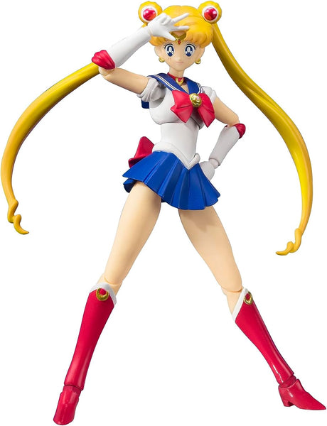 Bishoujo Senshi Sailor Moon - Luna - Sailor Moon - S.H.Figuarts - Animation Color Edition - 2023 Re-release (Bandai Spirits), Franchise: Bishoujo Senshi Sailor Moon, Brand: Bandai Spirits, Release Date: 30. Nov 2023, Type: Action, Dimensions: H=140mm (5.46in), Store Name: Nippon Figures
