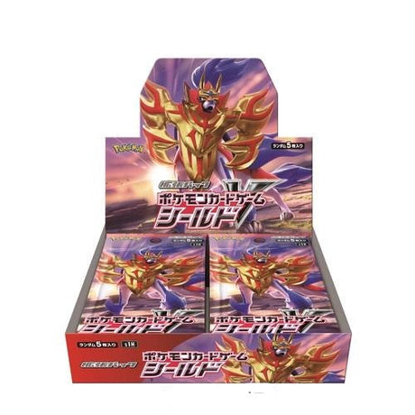 Pokemon Trading Card Game - Shield - Booster Box, Franchise: Pokemon, Brand: The Pokémon Card Laboratory, Release Date: December 6, 2019, Type: Trading Cards, Packs per Box: 30 Packs per Box, Cards per Pack: 5 Cards per Pack, Nippon Figures
