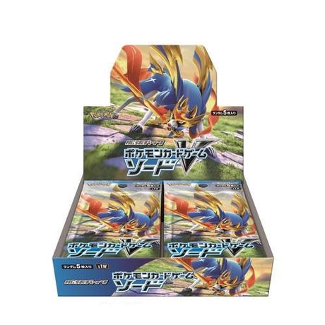 Pokemon Trading Card Game - Sword - Booster Box, Franchise: Pokemon, Brand: The Pokémon Card Laboratory, Release Date: December 6, 2019, Type: Trading Cards, Packs per Box: 6, Cards per Pack: 5, Nippon Figures