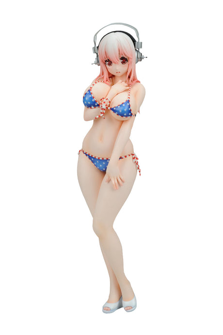SoniComi (Super Sonico) - Sonico - 1/6 - Paisura Bikini ver. - 2023 Re-release (Kaitendoh), Franchise: SoniComi (Super Sonico), Release Date: 11. Jul 2023, Dimensions: H=280mm (10.92in, 1:1=1.68m), Scale: 1/6, Store Name: Nippon Figures