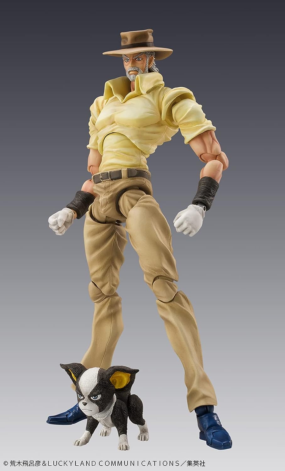 JoJo's Bizarre Adventure - Stardust Crusaders - Hermit Purple - Iggy - Joseph Joestar - Super Action Statue #17 - 2024 Re-release (Medicos Entertainment), Franchise: JoJo's Bizarre Adventure - Stardust Crusaders, Brand: Medicos Entertainment, Release Date: 31. Mar 2024, Type: Action, Store Name: Nippon Figures