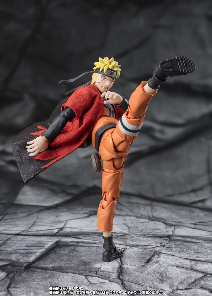 Naruto Shippuden - Uzumaki Naruto - Sage Mode, Savior of Konoha - S.H.Figuarts by Bandai Spirits, Release Date: 30. Nov 2024, Dimensions: H=145mm (5.66in) - Nippon Figures