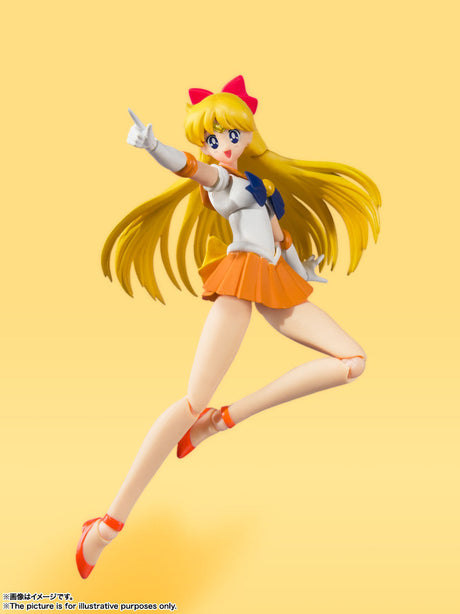 Bishoujo Senshi Sailor Moon - Sailor Venus - S.H.Figuarts - Animation Color Edition - 2023 Re-release (Bandai Spirits), Franchise: Bishoujo Senshi Sailor Moon, Brand: Bandai Spirits, Release Date: 30. Nov 2023, Type: Action, Dimensions: H=140mm (5.46in), Store Name: Nippon Figures