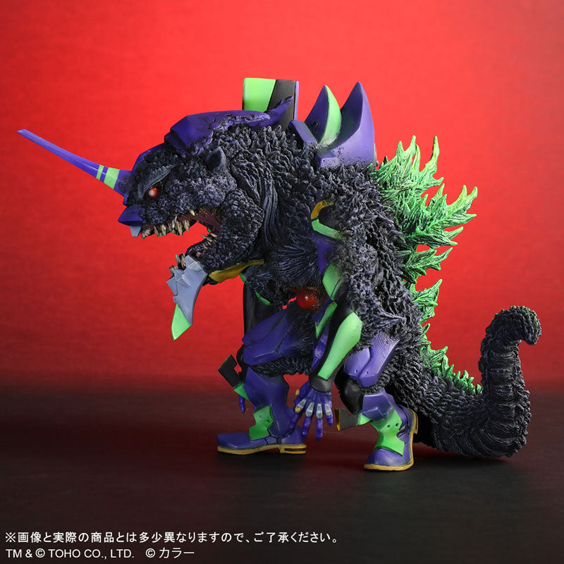 Gojira vs. Evangelion - EVA-01 - DefoReal Series - "G" Awakening form (Plex, X-Plus), Franchise: Gojira vs. Evangelion, Brand: Plex, X-Plus, Release Date: 30. Nov 2023, Dimensions: H=170mm (6.63in), Store Name: Nippon Figures