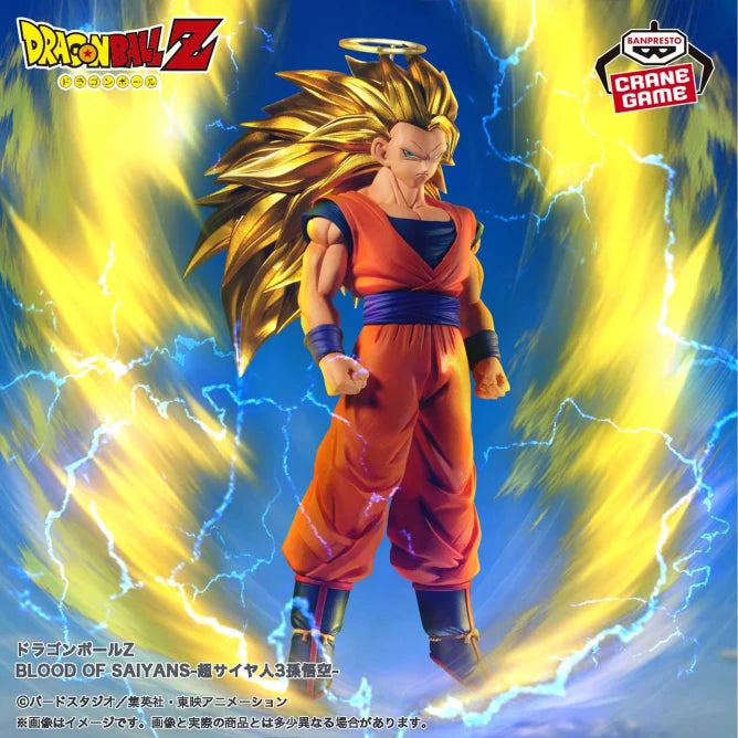 Dragon Ball Z - Super Saiyan 3 Son Goku - Blood of Saiyans (Bandai Spirits), Franchise: Dragon Ball, Brand: Bandai Spirits, Banpresto, Release Date: 11.June 2024, Type: Prize, Dimensions: H=19 cm, Nippon Figures