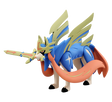 Pokemon - ML-18 Zacian - Monster Collection (MonColle) - Takara Tomy, Franchise: Pokemon, Brand: Takara Tomy, Series: MonColle (Pokemon Monster Collection), Type: General, Release Date: 2019-12-29, Dimensions: approx. Height = 10 cm // 3.9 inches, Nippon Figures