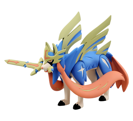 Pokemon - ML-18 Zacian - Monster Collection (MonColle) - Takara Tomy, Franchise: Pokemon, Brand: Takara Tomy, Series: MonColle (Pokemon Monster Collection), Type: General, Release Date: 2019-12-29, Dimensions: approx. Height = 10 cm // 3.9 inches, Nippon Figures