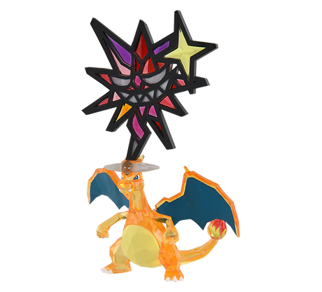 Dark Terastal Charizard - Monster Collection (MonColle) - Takara Tomy, Franchise: Pokemon, Brand: Takara Tomy, Series: MonColle (Pokemon Monster Collection), Type: General, Release Date: 2023-07-29, Dimensions: approx. Height = 10 cm // 3.9 inches, Nippon Figures