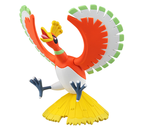 Pokemon - ML-01 Ho-Oh - Monster Collection (MonColle) - Takara Tomy, Franchise: Pokemon, Brand: Takara Tomy, Series: MonColle (Pokemon Monster Collection), Type: General, Release Date: 2019-11-29, Dimensions: approx. Height = 10 cm (3.9 inches), Nippon Figures
