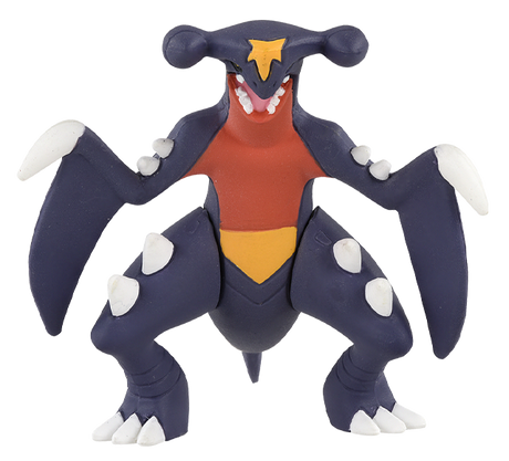 Pokemon - MS-22 Garchomp - Monster Collection (MonColle) - Takara Tomy, Franchise: Pokemon, Brand: Takara Tomy, Series: MonColle (Pokemon Monster Collection), Type: General, Release Date: 2019-12-29, Dimensions: approx. Height = 3~4 cm // 1.18~1.57 inches, Nippon Figures