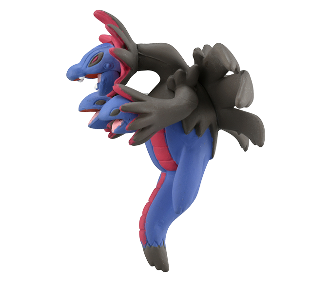 Pokemon - MS-44 Hydreigon - Monster Collection (MonColle) - Takara Tomy, Franchise: Pokemon, Brand: Takara Tomy, Series: MonColle (Pokemon Monster Collection), Type: General, Release Date: 2021-02-15, Dimensions: approx. Height = 3~4 cm // 1.18~1.57 inches, Nippon Figures