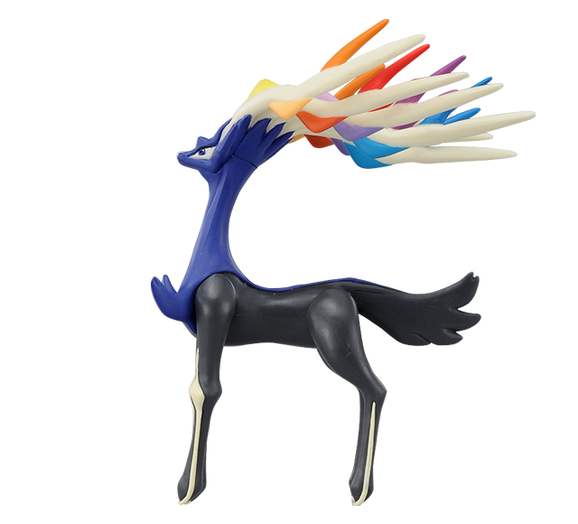 Pokemon - ML-12 Xerneas - Monster Collection (MonColle) - Takara Tomy, Franchise: Pokemon, Brand: Takara Tomy, Series: MonColle (Pokemon Monster Collection), Type: General, Release Date: 2019-11-29, Dimensions: approx. Height = 10 cm // 3.9 inches, Nippon Figures