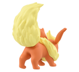 Pokemon - Flareon - Monster Collection (MonColle) - Takara Tomy, Franchise: Pokemon, Brand: Takara Tomy, Series: MonColle (Pokemon Monster Collection), Dimensions: approx. Height = 3~4 cm // 1.18~1.57 inches, Store Name: Nippon Figures
