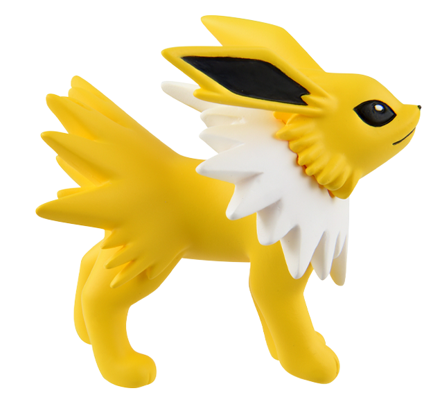 Pokemon - Jolteon - Monster Collection (MonColle) - Takara Tomy, Franchise: Pokemon, Brand: Takara Tomy, Series: MonColle (Pokemon Monster Collection), Type: General, Release Date: 2023-11-04, Dimensions: approx. Height = 3~4 cm // 1.18~1.57 inches, Nippon Figures