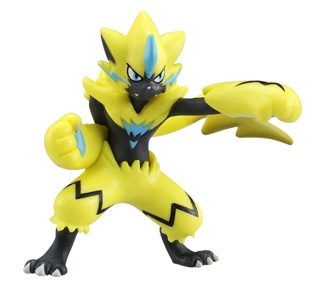 Pokemon - MS-09 Zeraora - Monster Collection (MonColle) - Takara Tomy, Franchise: Pokemon, Brand: Takara Tomy, Series: MonColle (Pokemon Monster Collection), Type: General, Release Date: 2019-11-29, Dimensions: approx. Height = 3~4 cm // 1.18~1.57 inches, Nippon Figures