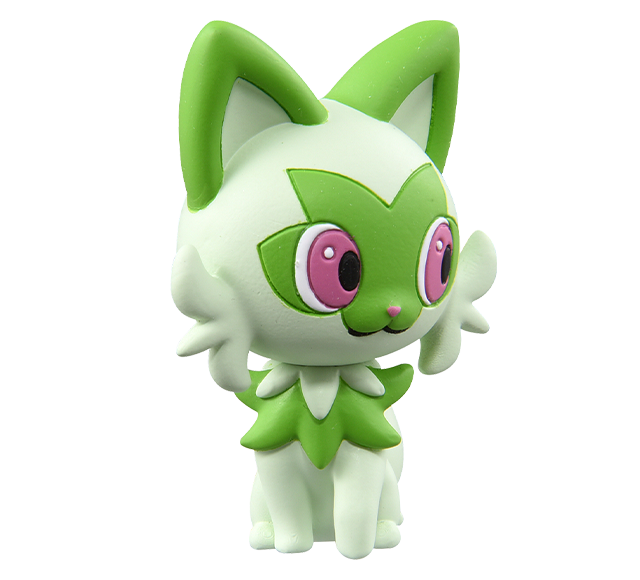 Pokemon - MS-03 Sprigatito - Monster Collection (MonColle) - Takara Tomy, Franchise: Pokemon, Brand: Takara Tomy, Series: MonColle (Pokemon Monster Collection), Type: General, Release Date: 2022-11-29, Dimensions: approx. Height = 3~4 cm // 1.18~1.57 inches, Nippon Figures