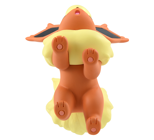 Pokemon - Flareon - Monster Collection (MonColle) - Takara Tomy, Franchise: Pokemon, Brand: Takara Tomy, Series: MonColle (Pokemon Monster Collection), Dimensions: approx. Height = 3~4 cm // 1.18~1.57 inches, Store Name: Nippon Figures