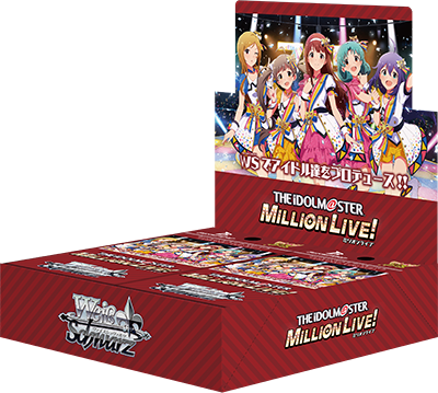 The Idolmaster Million Live! - Weiss Schwarz Card Game - Booster Box, Franchise: The Idolmaster Million Live!, Brand: Weiss Schwarz, Release Date: 2019-01-25, Trading Cards, Cards per Pack: 9, Packs per Box: 16, Nippon Figures