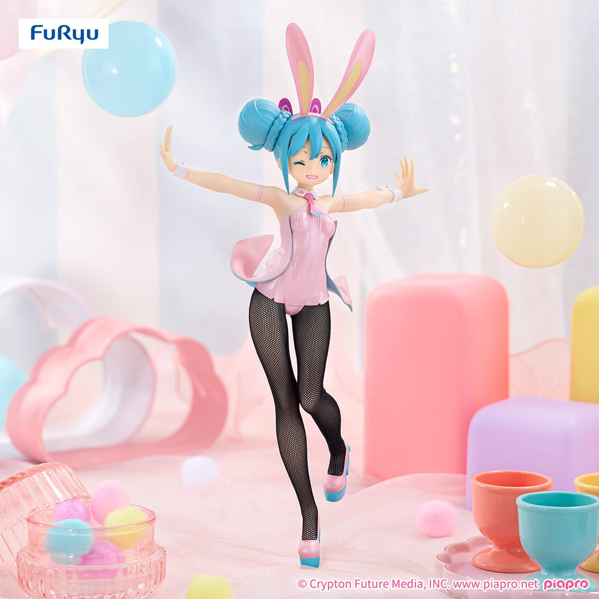 Vocaloid - Hatsune Miku - BiCute Bunnies Figure ~Wink Pearl Pink ver.~ (FuRyu)