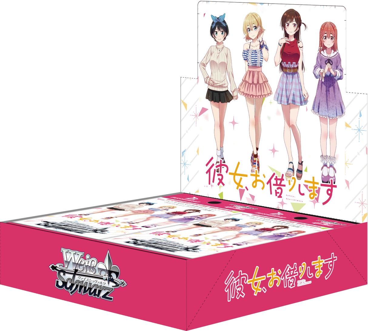 Rent-A-Girlfriend - Weiss Schwarz Card Game - Booster Box, Franchise: Rent-A-Girlfriend, Brand: Weiss Schwarz, Release Date: 2021-01-22, Type: Trading Cards, Cards per Pack: 9 cards, Packs per Box: 16 packs, Nippon Figures