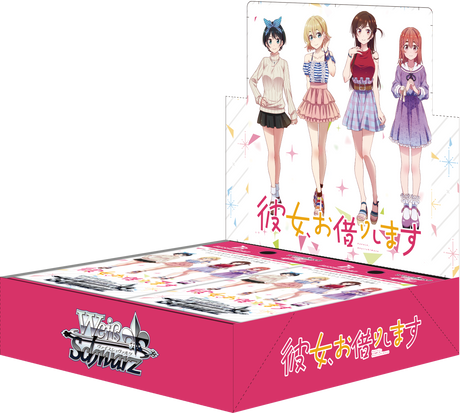 Rent-A-Girlfriend - Weiss Schwarz Card Game - Booster Box, Franchise: Rent-A-Girlfriend, Brand: Weiss Schwarz, Release Date: 2021-01-22, Type: Trading Cards, Cards per Pack: 9 cards, Packs per Box: 16 packs, Nippon Figures
