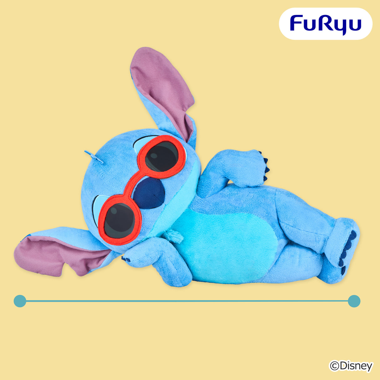Disney - Stitch - Plush ~Sunglasses Lying Sideways Ver.~ (FuRyu)