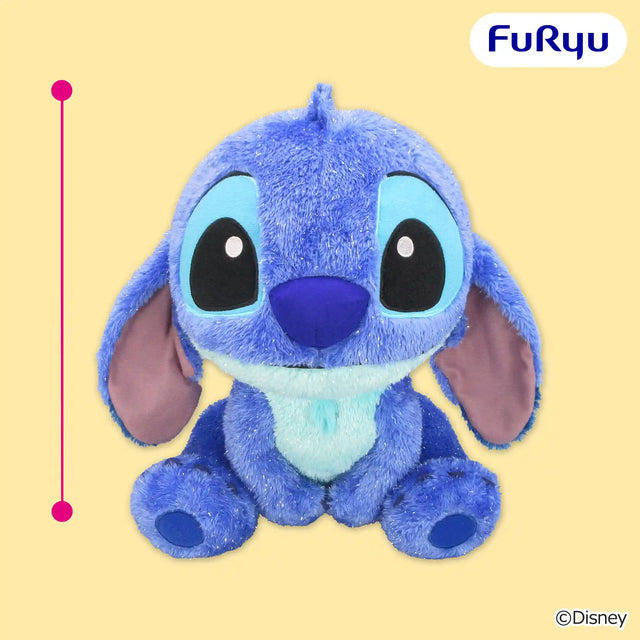 Disney - Stitch - Sparkly and Fluffy Super BIG Plush (FuRyu)