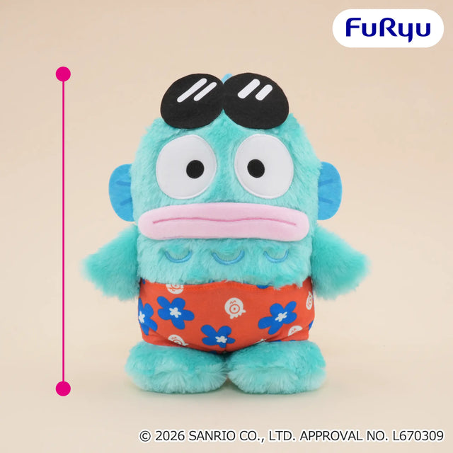 Sanrio - Hangyodon - Sunglass BIG Plush (FuRyu)