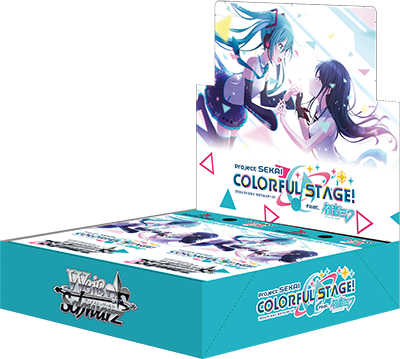 Project Sekai: Colorful Stage! feat. Hatsune Miku - Weiss Schwarz Card Game - Booster Box, Franchise: Project Sekai: Colorful Stage! feat. Hatsune Miku, Brand: Weiss Schwarz, Release Date: 2022-02-11, Trading Cards, 9 cards per Pack, 16 packs per Box, Store Name: Nippon Figures