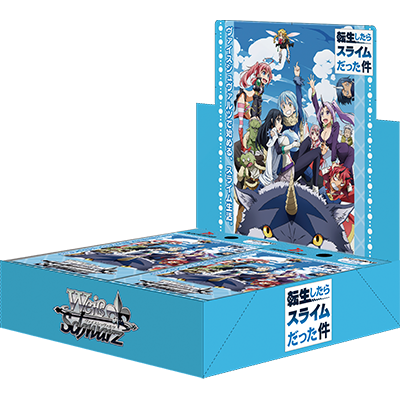 That Time I Got Reincarnated as a Slime - Weiss Schwarz Card Game - Booster Box, Franchise: That Time I Got Reincarnated as a Slime, Brand: Weiss Schwarz, Release Date: 2019-12-13, Type: Trading Cards, Cards per Pack: 9, Packs per Box: 16, Nippon Figures
