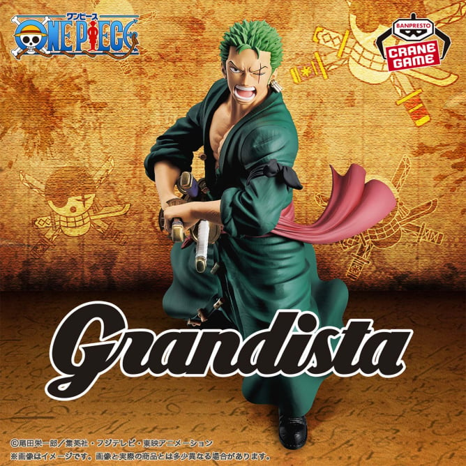 One Piece - Roronoa Zoro - Grandista (Bandai Spirits), Franchise: One Piece, Brand: Bandai Spirits, Banpresto, Release Date: 25.June 2024, Type: Prize, Dimensions: H=22 cm, Nippon Figures